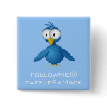 Twitter Follow Me @ Your User Name Button