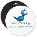 Twitter Follow Me @ Your User Name buttons