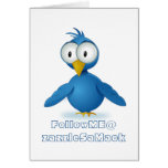 Twitter Follow Me @ Your User Name cards