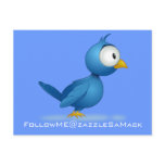 Twitter Follow Me @ Your User Name Postcard