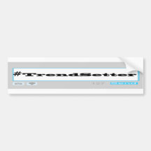 Twitter Hashtag # TrendSetter Bumper Sticker