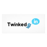Twitter & LinkedIn Business Rack Card