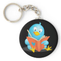 Twitter Mania - Twitter Bird Reading keychains
