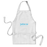 twitter me @ aprons