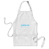 twitter me @ aprons