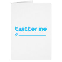 twitter me @