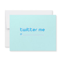 twitter me @