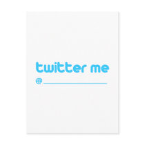 twitter me @