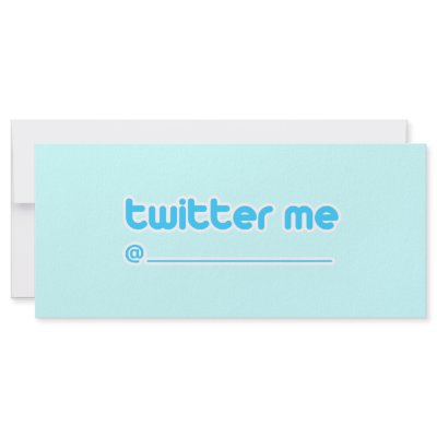 twitter me @ full color rack card by TwitterShirts