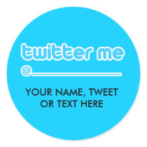twitter me @