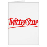 Twitter Star Clothing Greeting Cards