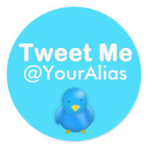 Twitter Sticker: Tweet Me @YourAlias
