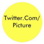 Twitter Sticker Yellow