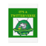 twitter universe post card