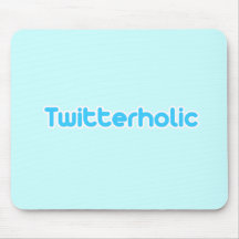 Twitterholic Mousepads