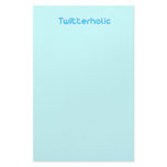 Twitterholic stationery