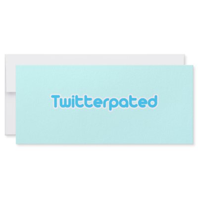 Twitterpated Customized Rack Card by TwitterShirts