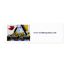 TwitterQueens, www.twitterqueens.net Business Card