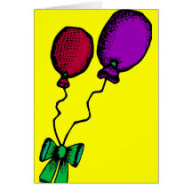 TWO BALLOONS GREETING CARDS