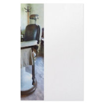 Two Barber Chairs Stationery Design