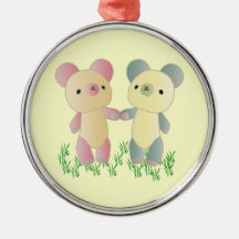 Two Bears Ornament
