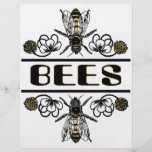 two bees with clover trans1 full color flyer