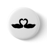 two black swans icon pins