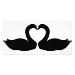 two black swans icon picture card