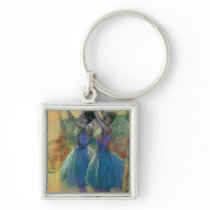 Two Blue Dancers Key Chains