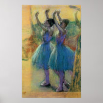 Two Blue Dancers Print