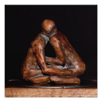 Two bodies with one head photo art