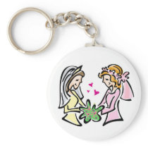 Two Brides Keychains
