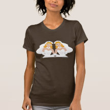 Two Brides Lesbian Wed T-shirt