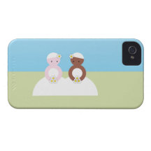 Two brides, one one caucasian iPhone 4 cases