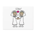 Two Brides postcards