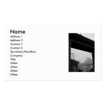 Two Bridges in a Fog Business Card