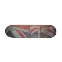 two British flags 7-1/4" grunge Skate Boards