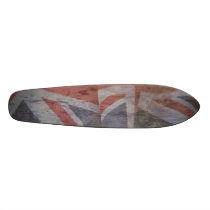 two British flags grunge 7-1/8 Skateboard Decks