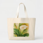 Two Cala Lilies Watercolor Art - Multi Tote Bag