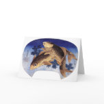 Two Carps, Hokusai cards