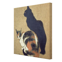Two Cats, 1894 Gallery Wrapped Canvas