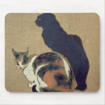Two Cats, 1894 Mouse Pad