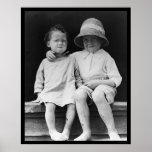 Two Children on a Step 1909 Print