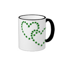 Two Clover Hearts Coffee Mug
