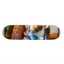 Two Colonial Rag Dolls Skate Board Deck