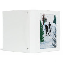 Two Cross Country Skiers