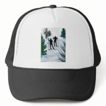 Two Cross Country Skiers