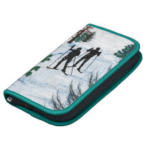 Two Cross Country Skiers Snow Squall Planners
