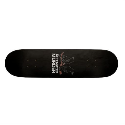 Two Crows = Attempted Murder Skateboard Deck
