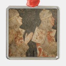 Two crusaders of the Minutolo family Christmas Tree Ornaments